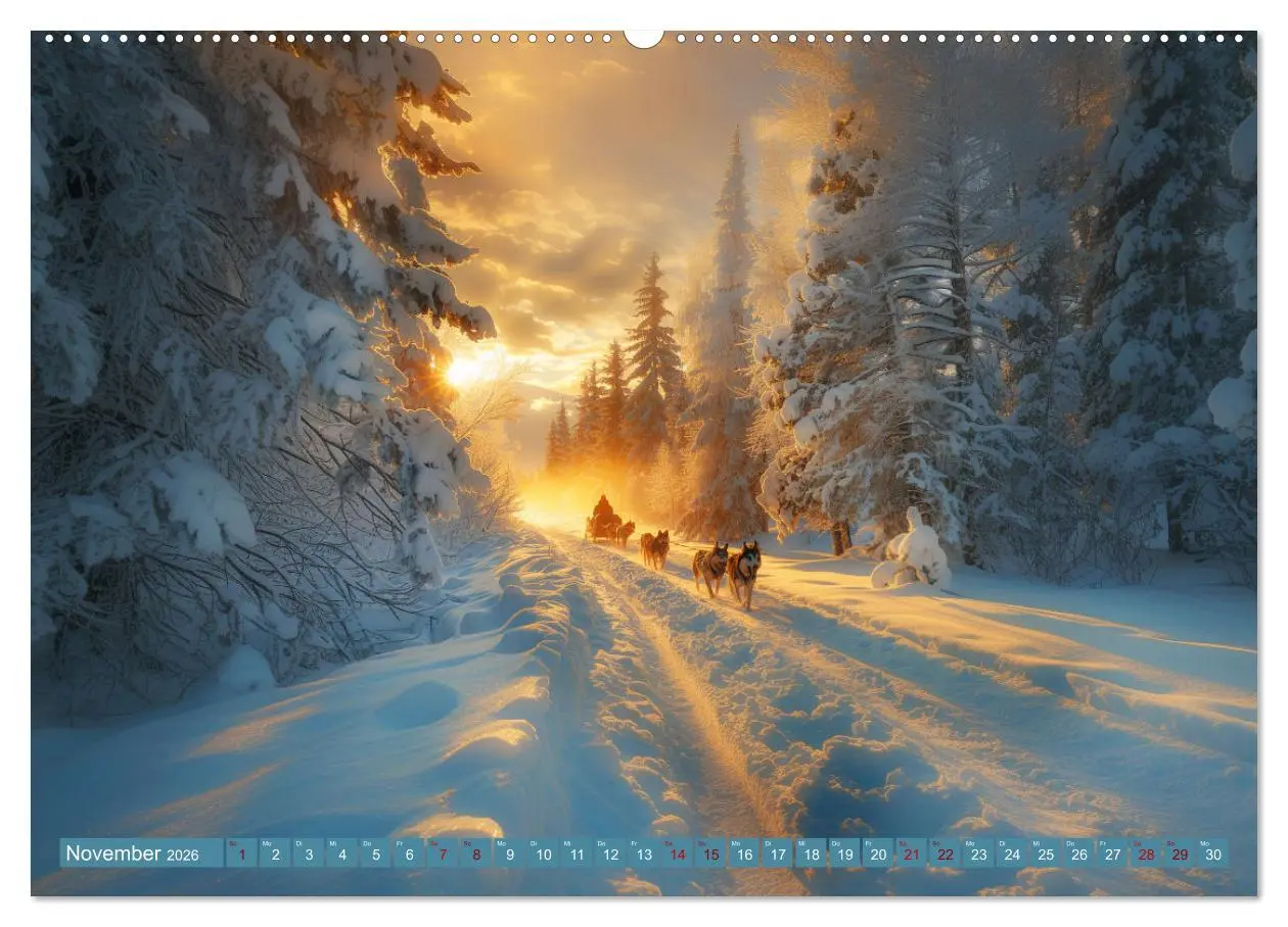Bild: 9783457415931 | Schlittenhund Träume (hochwertiger Premium Wandkalender 2026 DIN A2...