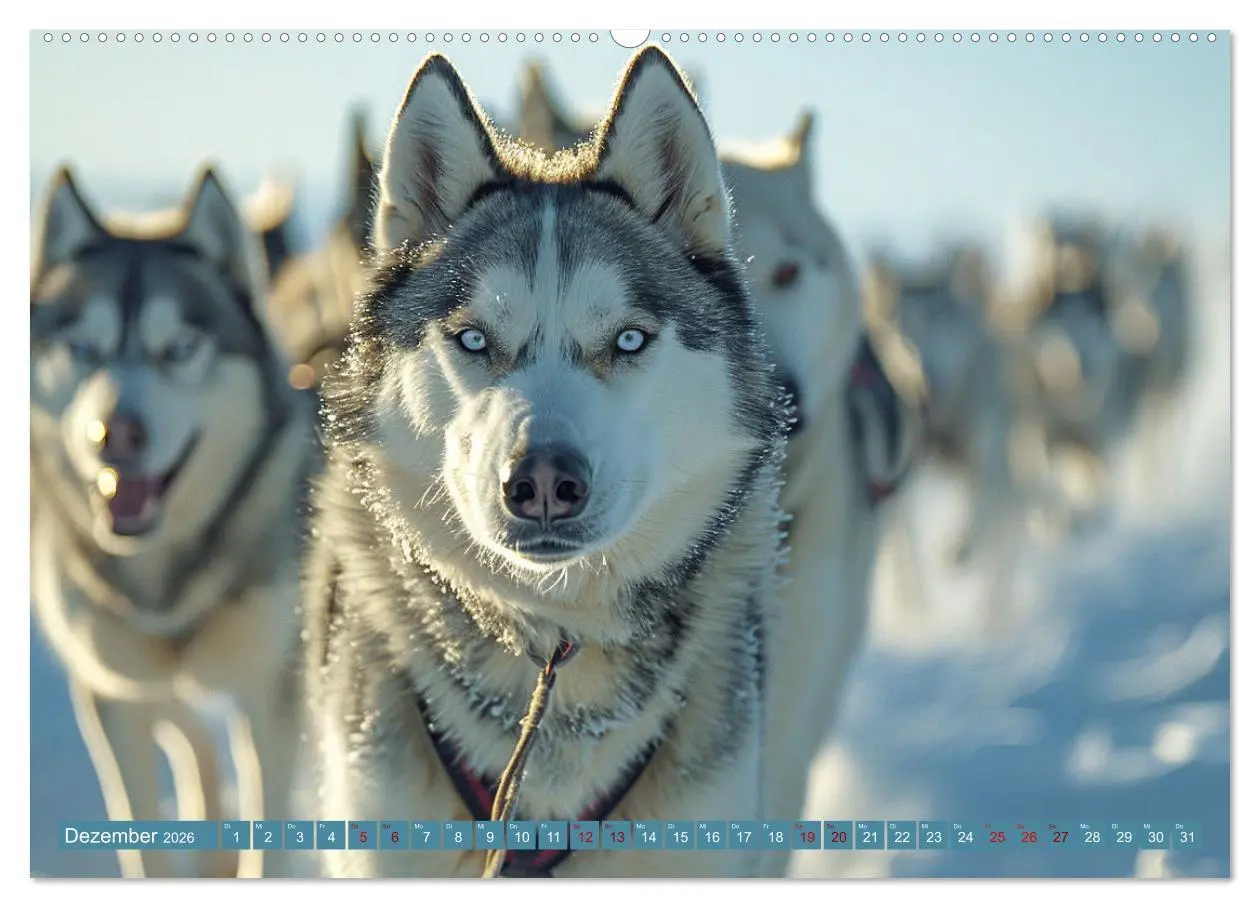 Bild: 9783457415931 | Schlittenhund Träume (hochwertiger Premium Wandkalender 2026 DIN A2...