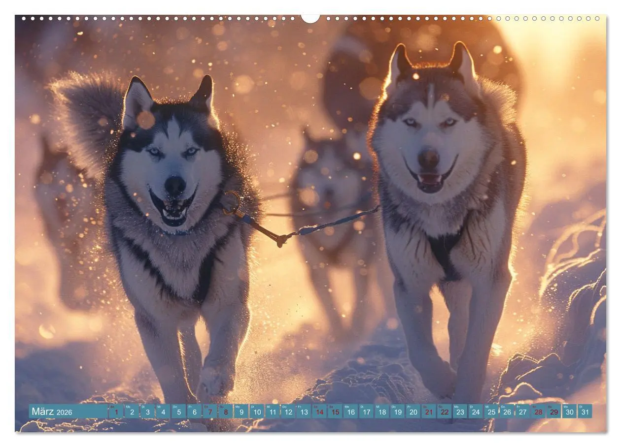 Bild: 9783457415931 | Schlittenhund Träume (hochwertiger Premium Wandkalender 2026 DIN A2...