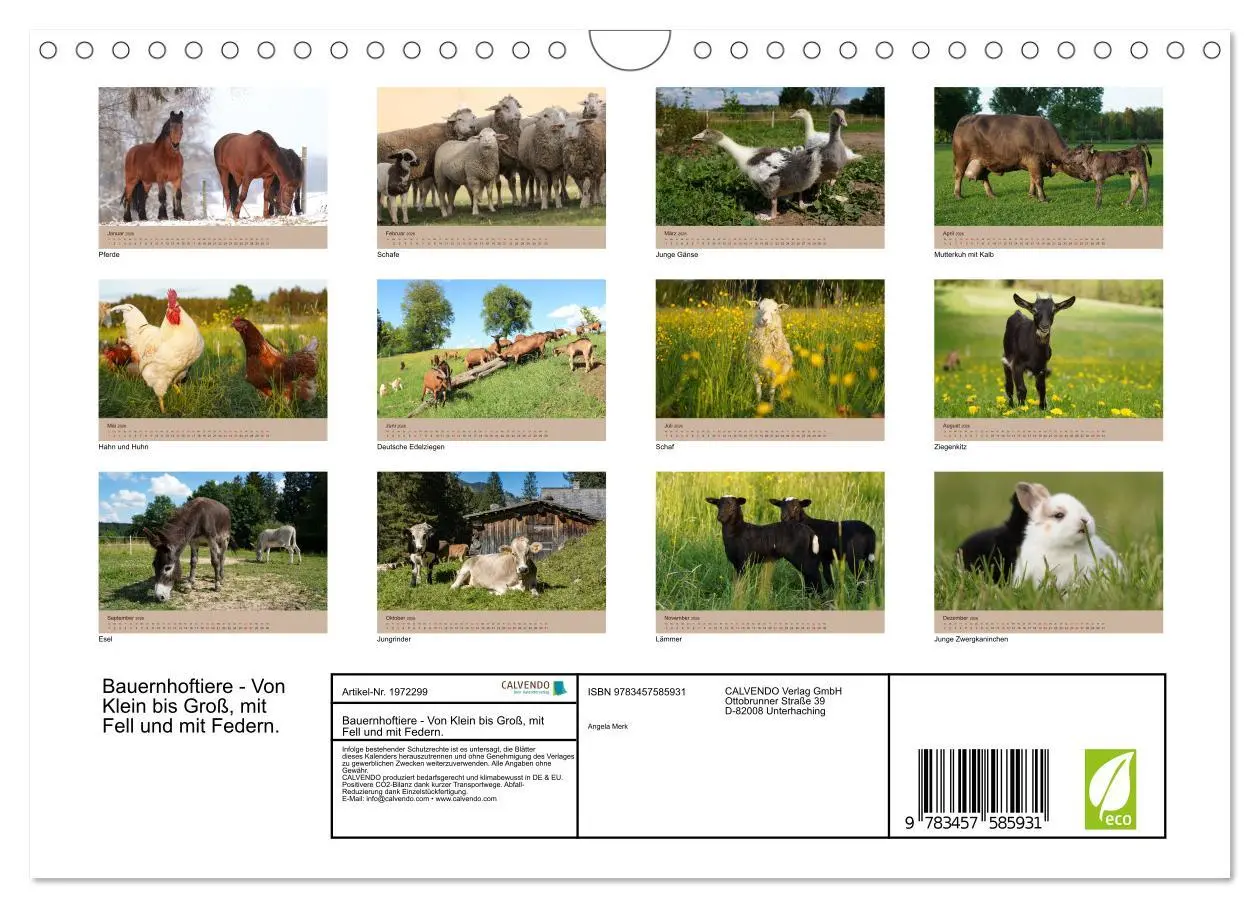 Bild: 9783457585931 | Bauernhoftiere - Von Klein bis Groß, mit Fell und mit Federn....