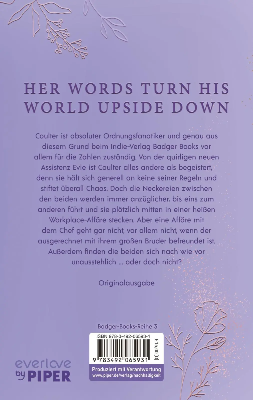 Rückseite: 9783492065931 | Chapters unfinished | Kathinka Engel | Taschenbuch | 384 S. | Deutsch