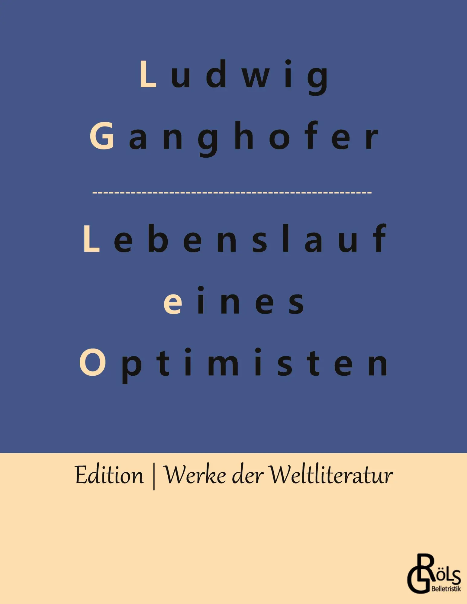Cover: 9783966375931 | Lebenslauf eines Optimisten | Autobiografie | Ludwig Ganghofer | Buch