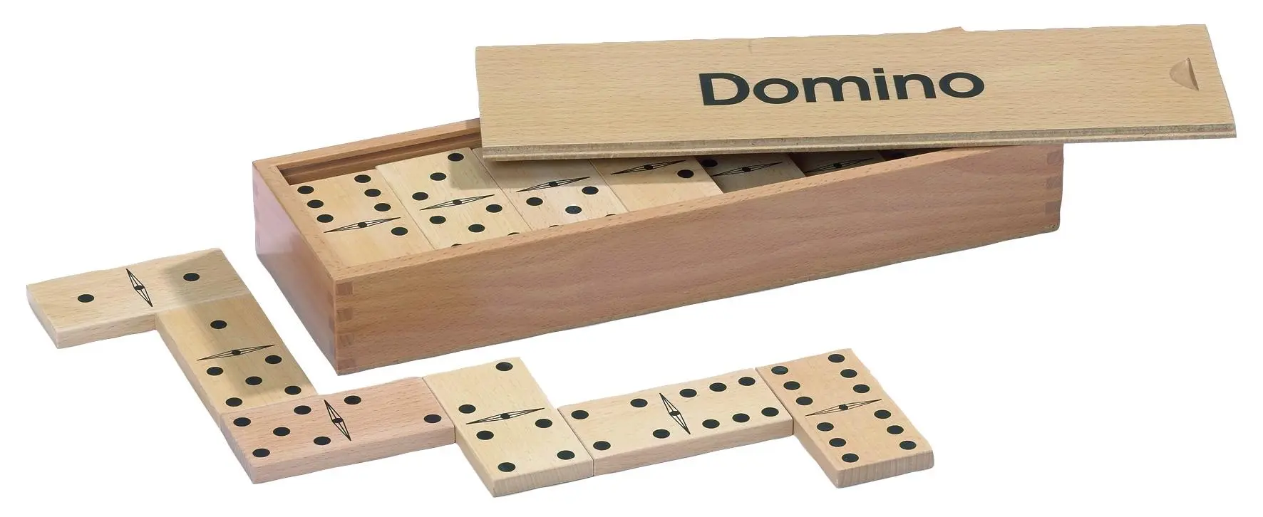 Cover: 4014156036031 | Philos 3603 - Domino groß, in Holzkassette | 3603/1 | Deutsch | 2021