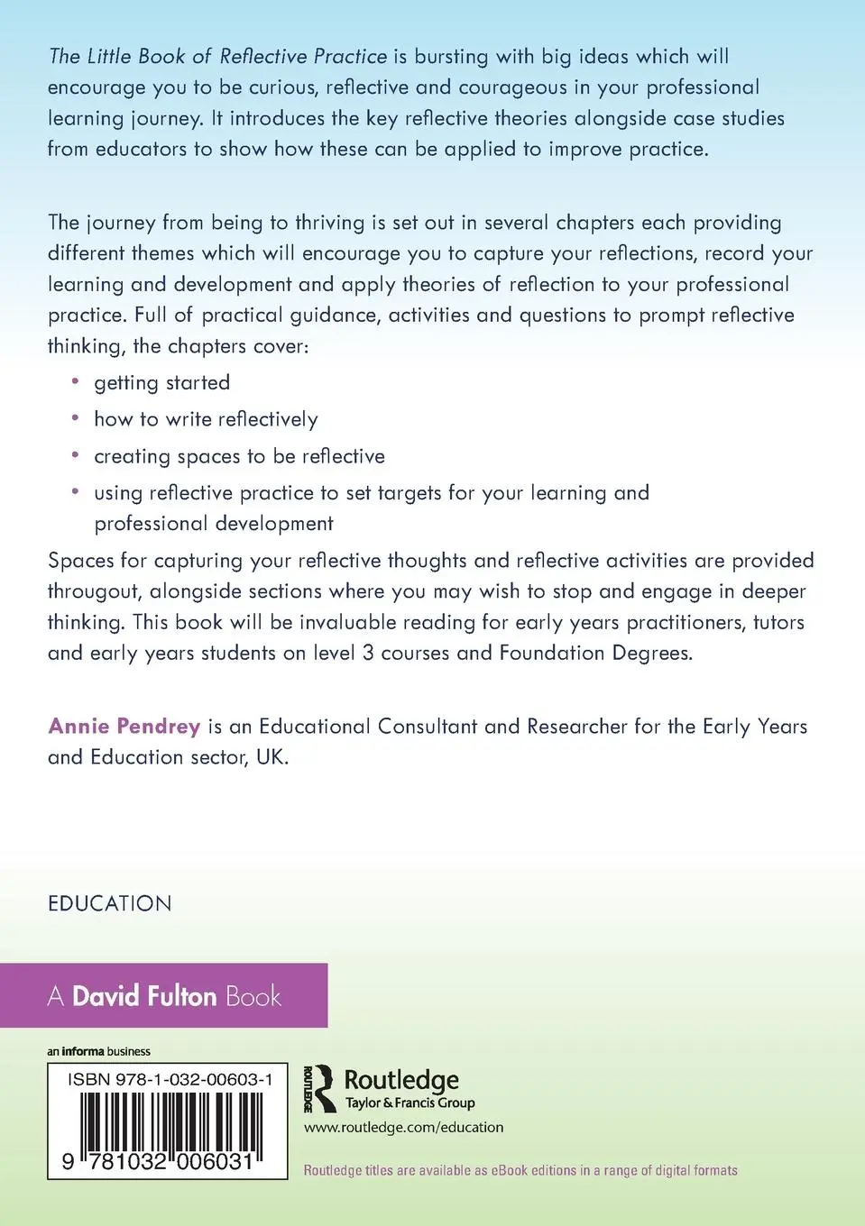 Rückseite: 9781032006031 | The Little Book of Reflective Practice | Annie Pendrey | Taschenbuch