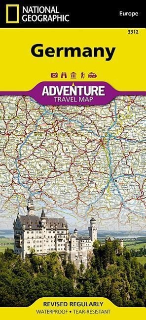 Germany  National Geographic Maps - Adventure  (Land-)Karte  National Geographic Adventure  Englisch  2019 - National Geographic Maps - Adventure