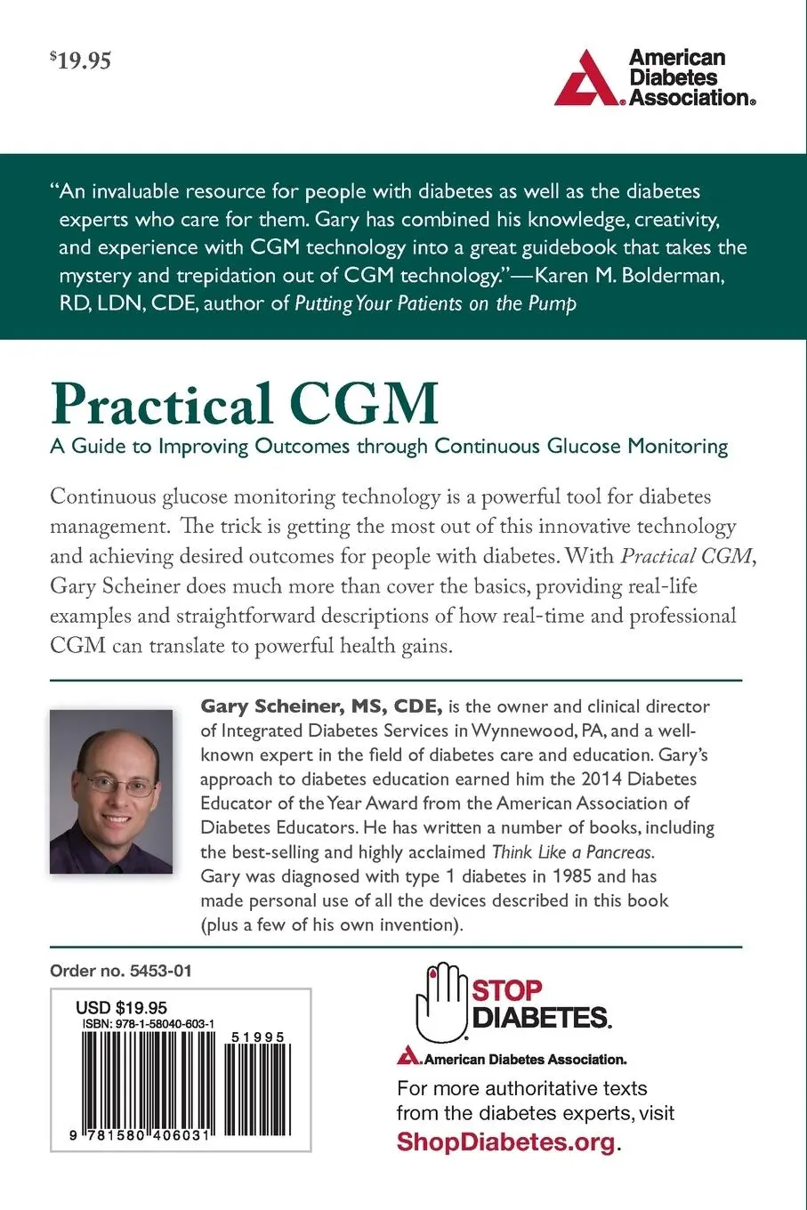 Rückseite: 9781580406031 | Practical Cgm | Gary Scheiner | Taschenbuch | Kartoniert / Broschiert