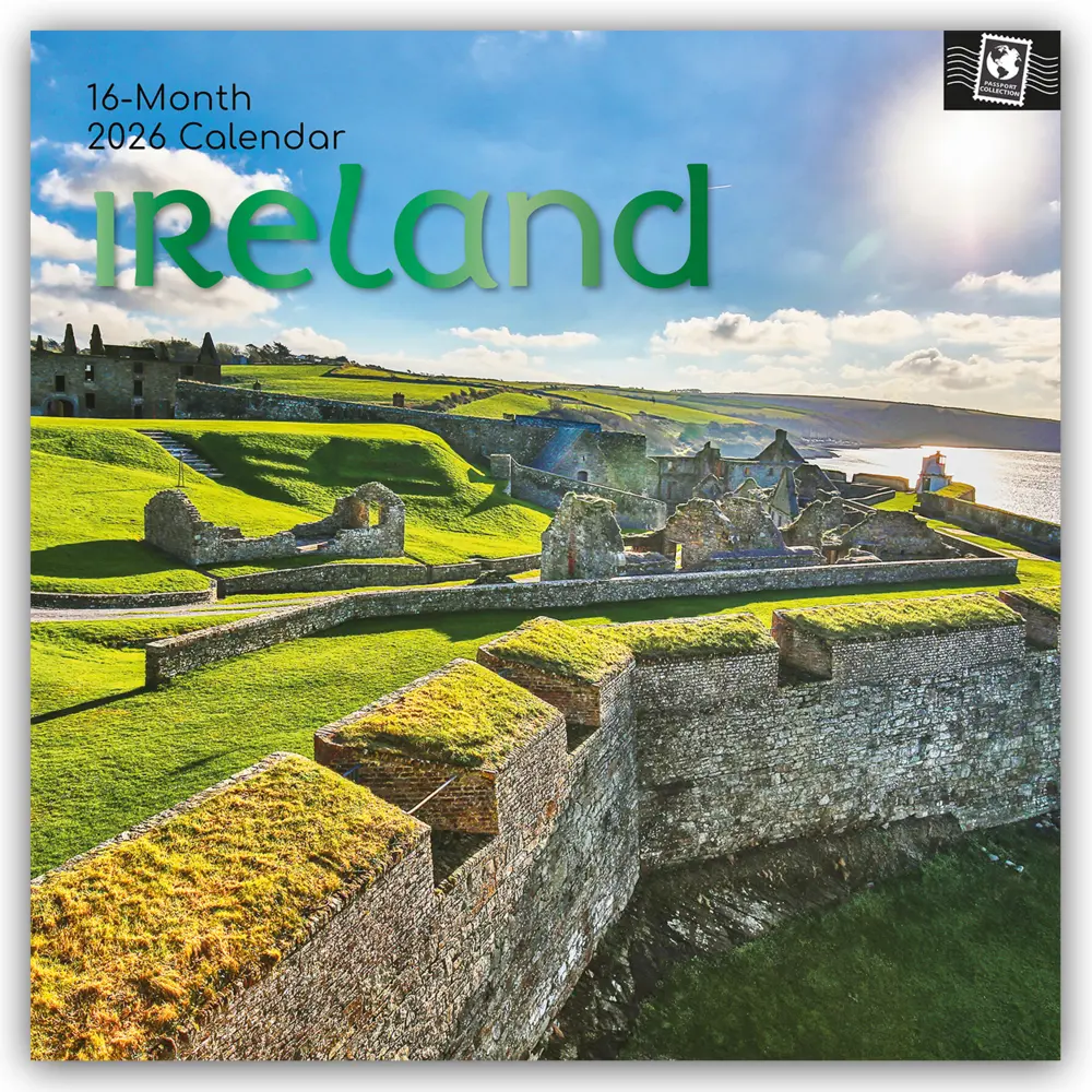 Cover: 9781836226031 | Ireland - Irland 2026 - 16-Monatskalender | Gifted Stationery Co. Ltd
