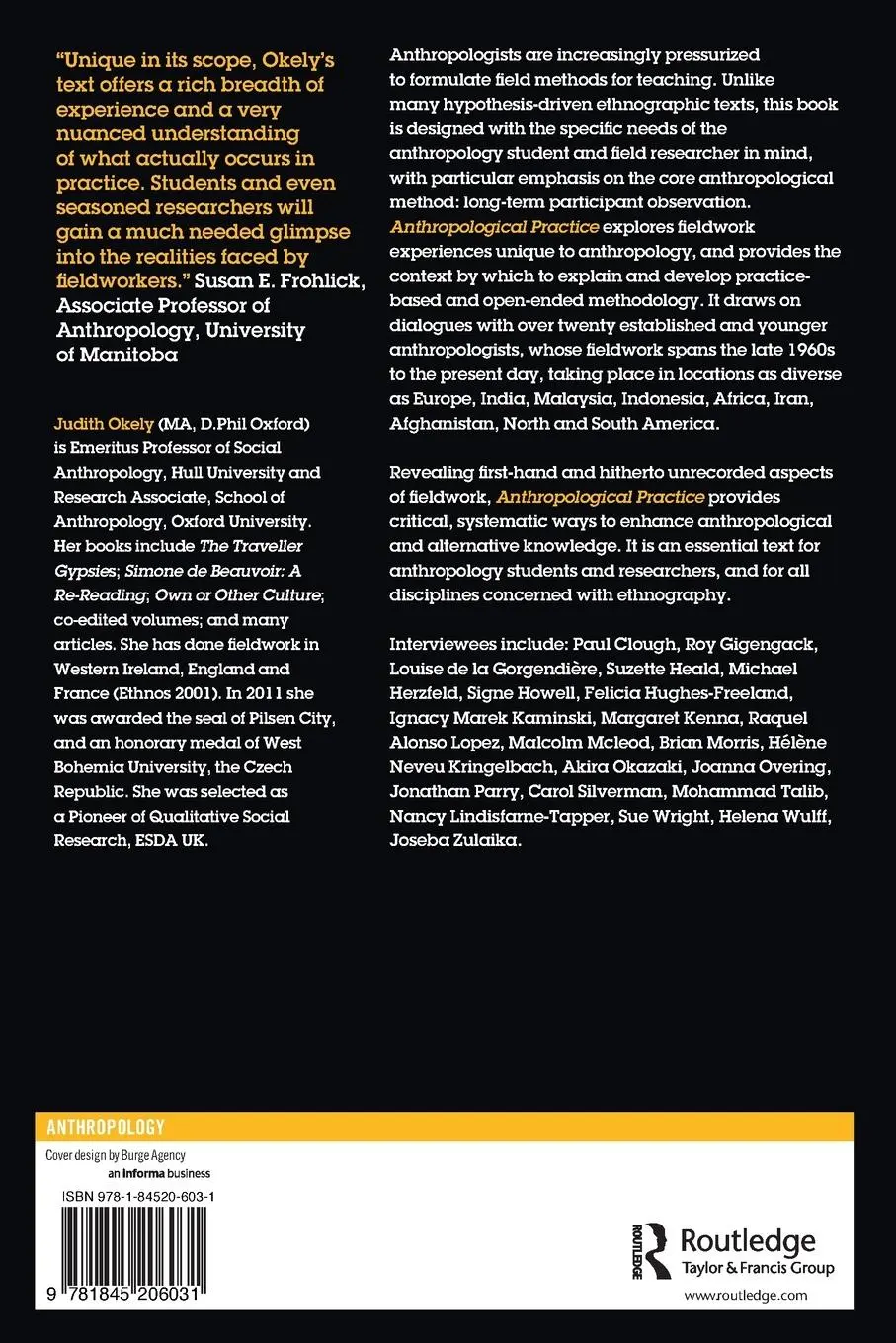 Rückseite: 9781845206031 | Anthropological Practice | Fieldwork and the Ethnographic Method