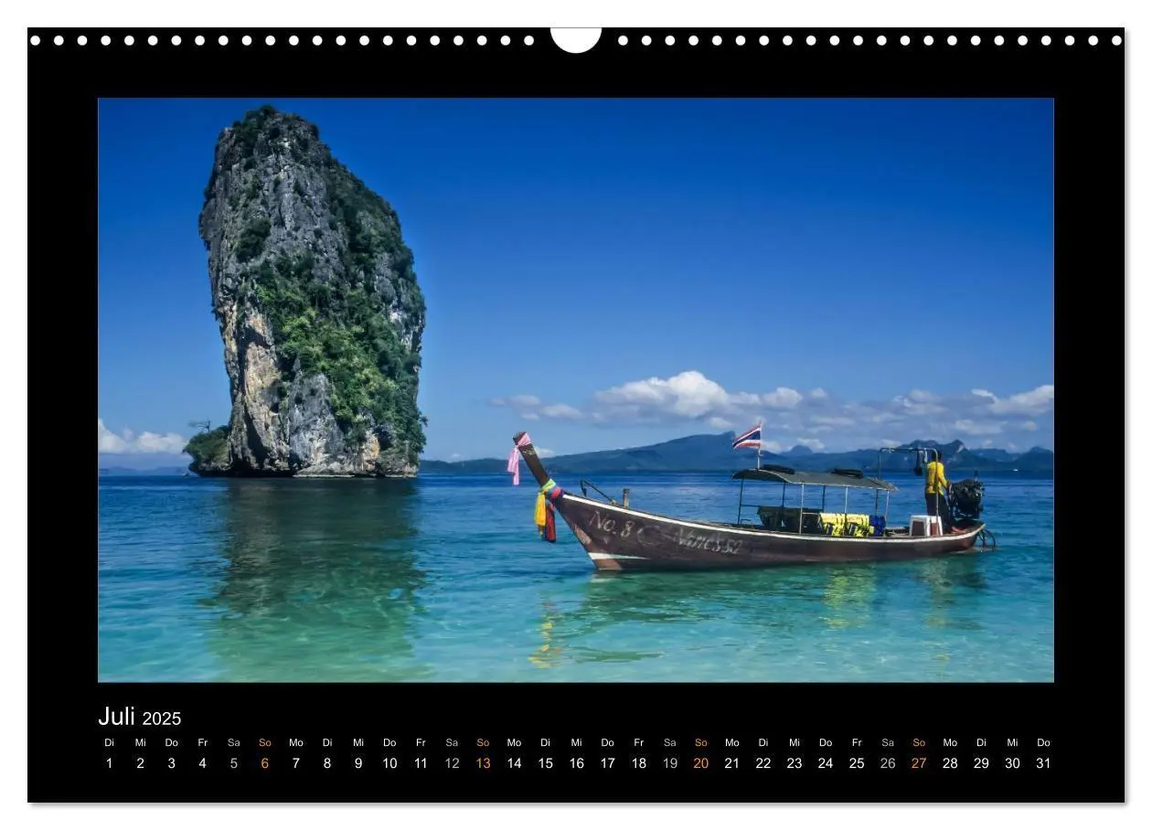 Bild: 9783435766031 | Thailand - Traumstrände und Tempel (Wandkalender 2025 DIN A3 quer),...