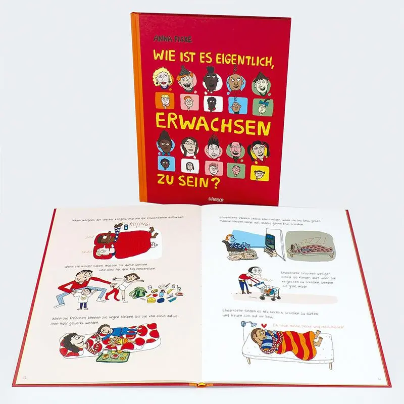 Bild: 9783446276031 | Wie ist es eigentlich, erwachsen zu sein? | Anna Fiske | Buch | 80 S.