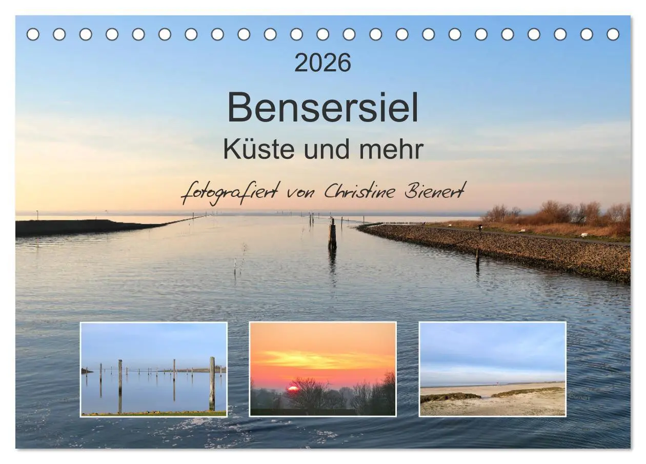 Cover: 9783457786031 | Bensersiel Küste und mehr (Tischkalender 2026 DIN A5 quer),...