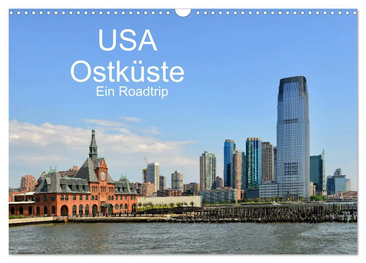 Cover: 9783457926031 | USA Ostküste Ein Road Trip (Wandkalender 2026 DIN A3 quer),...