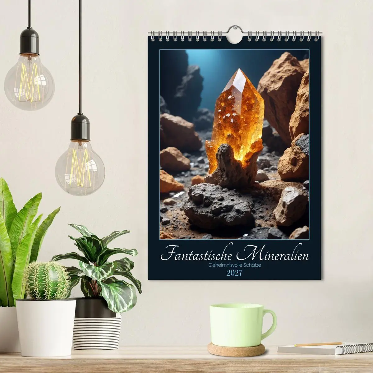 Bild: 9783569106031 | Fantastische Mineralien - Geheimnisvolle Schätze (Wandkalender 2027...