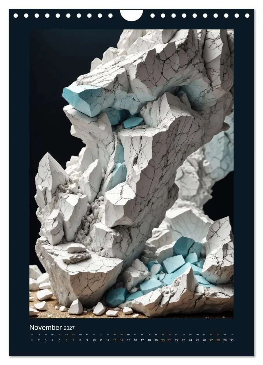 Bild: 9783569106031 | Fantastische Mineralien - Geheimnisvolle Schätze (Wandkalender 2027...