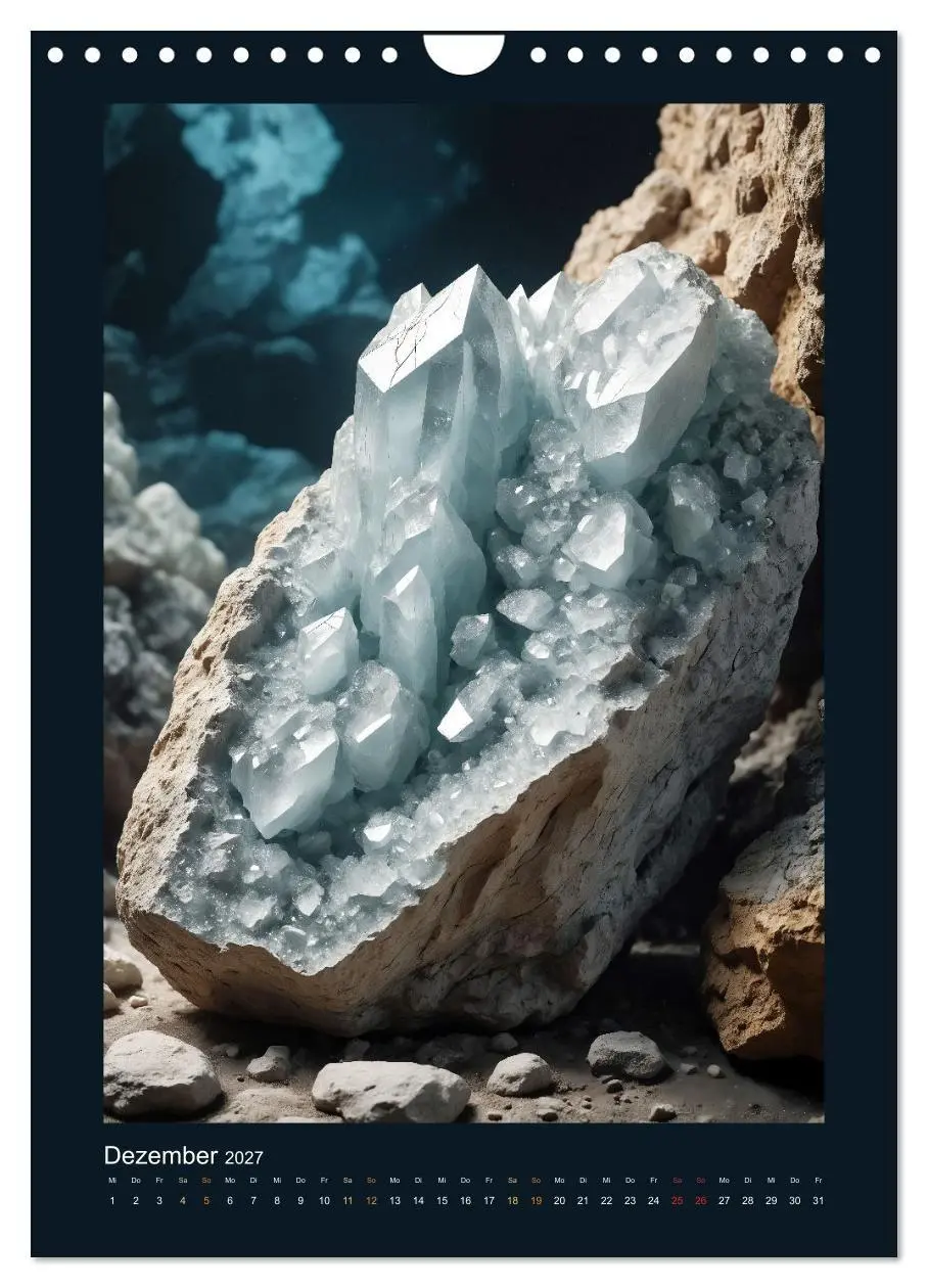 Bild: 9783569106031 | Fantastische Mineralien - Geheimnisvolle Schätze (Wandkalender 2027...