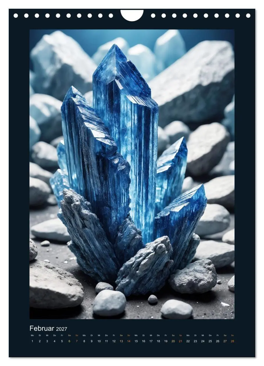 Bild: 9783569106031 | Fantastische Mineralien - Geheimnisvolle Schätze (Wandkalender 2027...