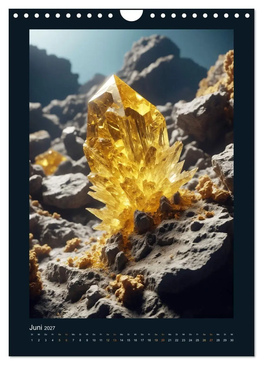 Bild: 9783569106031 | Fantastische Mineralien - Geheimnisvolle Schätze (Wandkalender 2027...