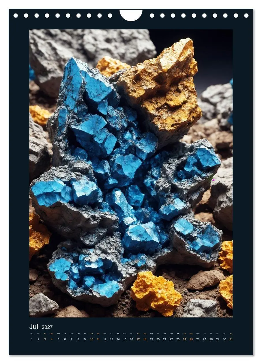 Bild: 9783569106031 | Fantastische Mineralien - Geheimnisvolle Schätze (Wandkalender 2027...