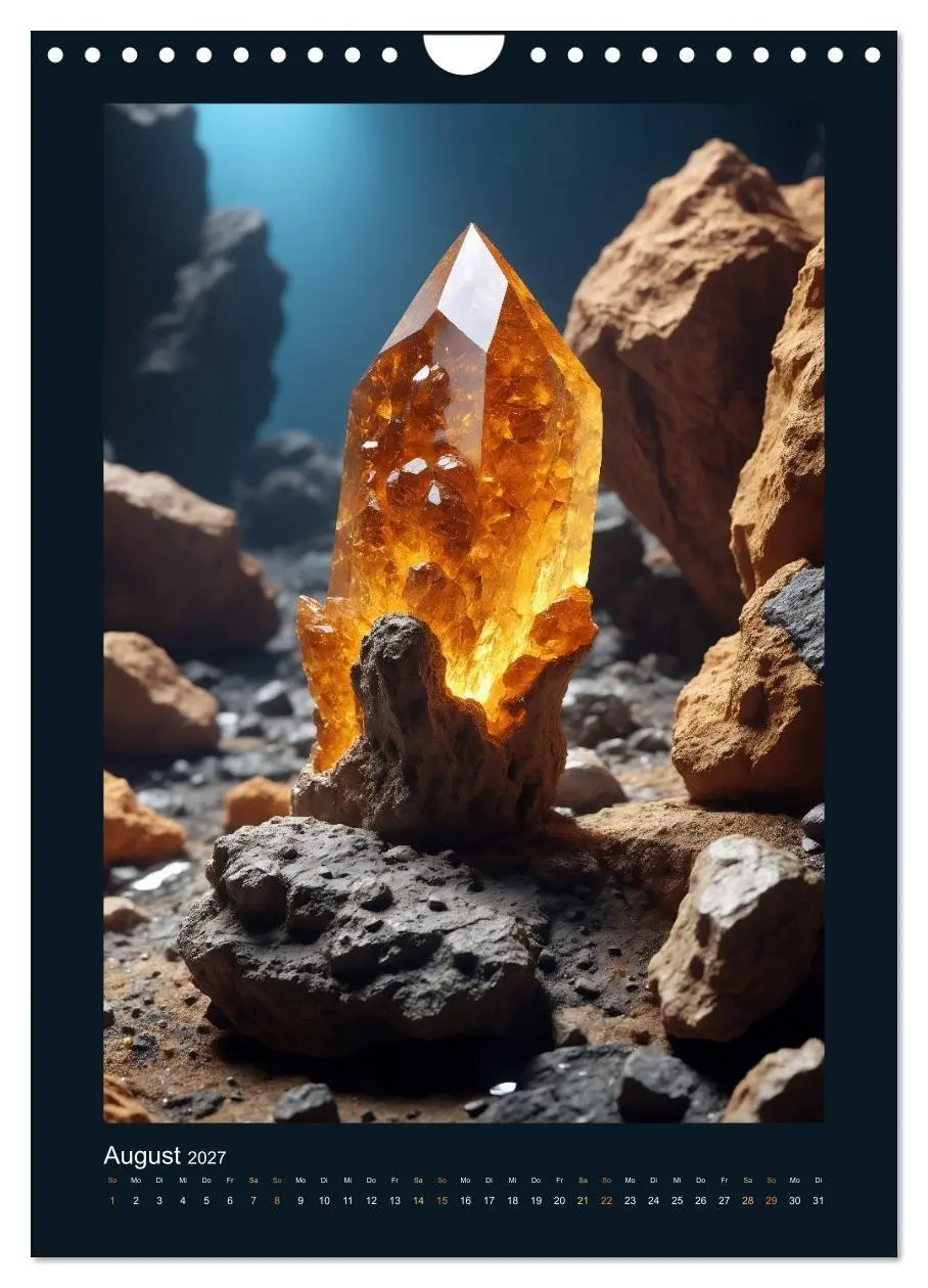 Bild: 9783569106031 | Fantastische Mineralien - Geheimnisvolle Schätze (Wandkalender 2027...