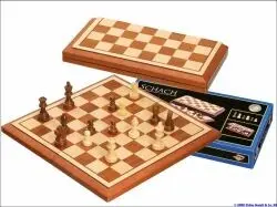 Cover: 4014156026131 | Philos 2613 - Schachset, Schach-Kassette Belgrad, Holz, Feld 40mm,...