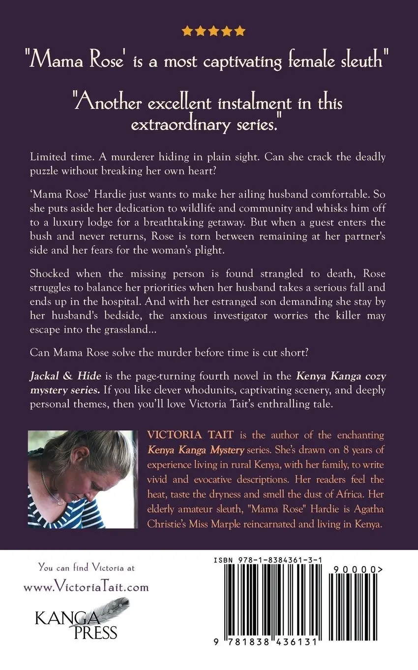 Rückseite: 9781838436131 | Jackal &amp; Hide | A Compassionate Cozy Murder Mystery | Victoria Tait