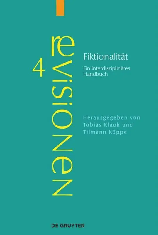 Cover: 9783110486131 | Fiktionalität | Ein interdisziplinäres Handbuch | Köppe (u. a.) | Buch