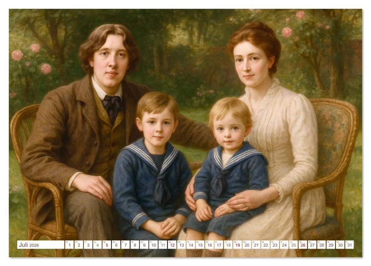 Bild: 9783516626131 | Oscar Wilde (Tischkalender 2026 DIN A5 quer), CALVENDO Monatskalender