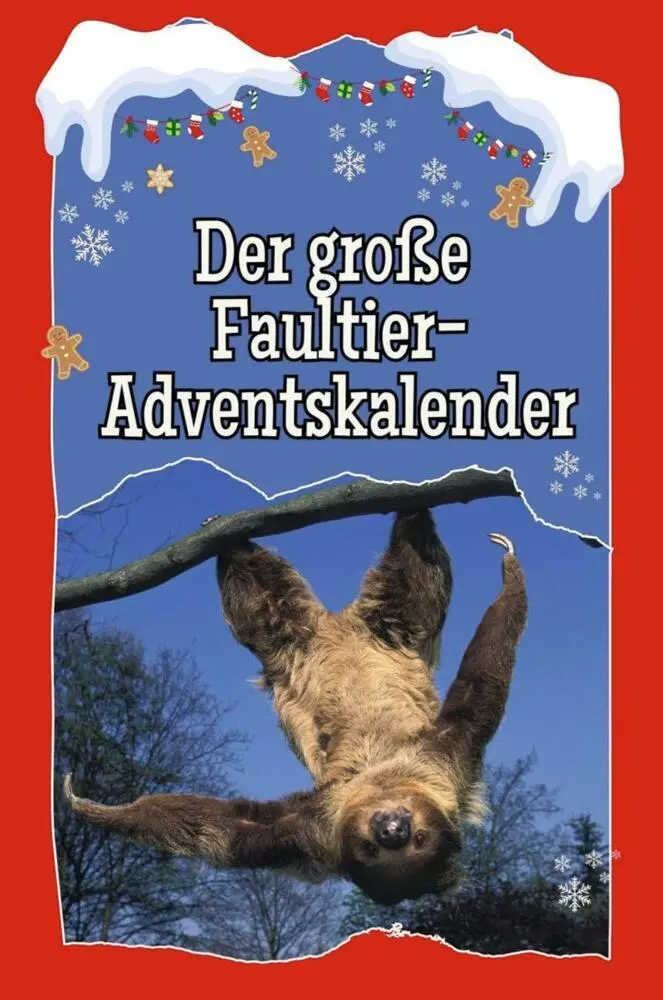 Cover: 9783759106131 | Der große Faultier-Adventskalender | Lina Schwarz | Taschenbuch | 2024