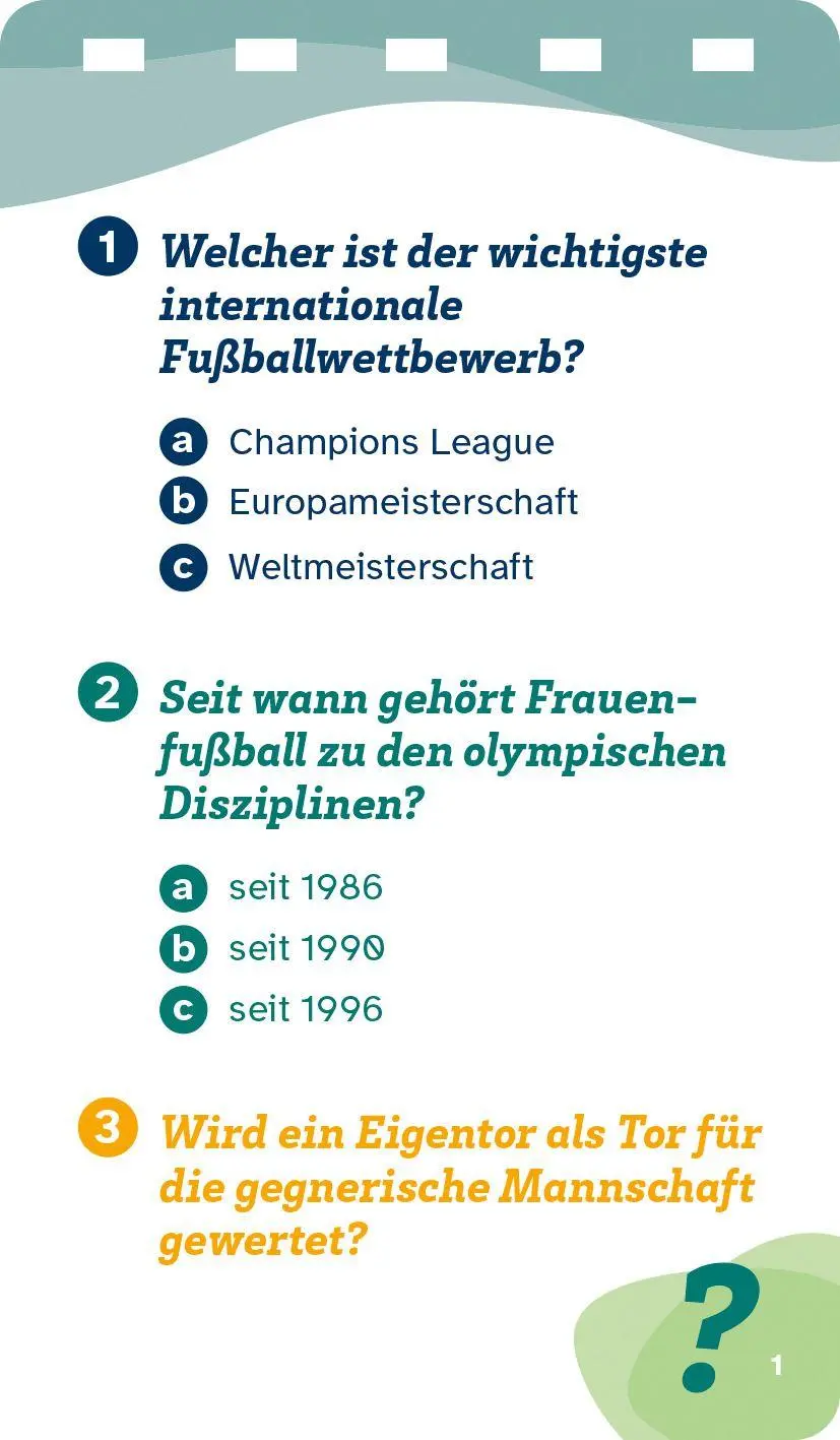 Bild: 9783788676131 | WAS IST WAS Quiz Fußball | KG | Taschenbuch | WAS IST WAS Quizblöcke