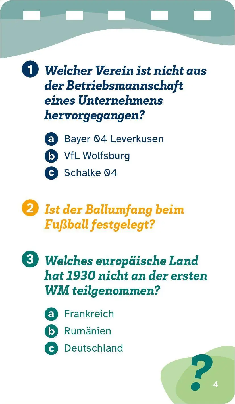 Bild: 9783788676131 | WAS IST WAS Quiz Fußball | KG | Taschenbuch | WAS IST WAS Quizblöcke