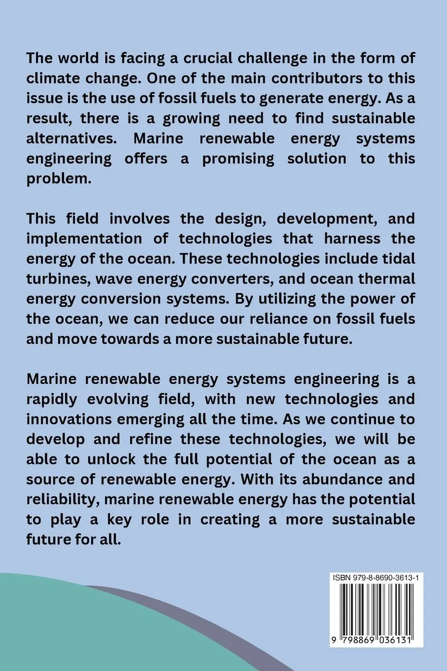Rückseite: 9798869036131 | Marine Renewable Energy Systems Engineering Solutions for a...