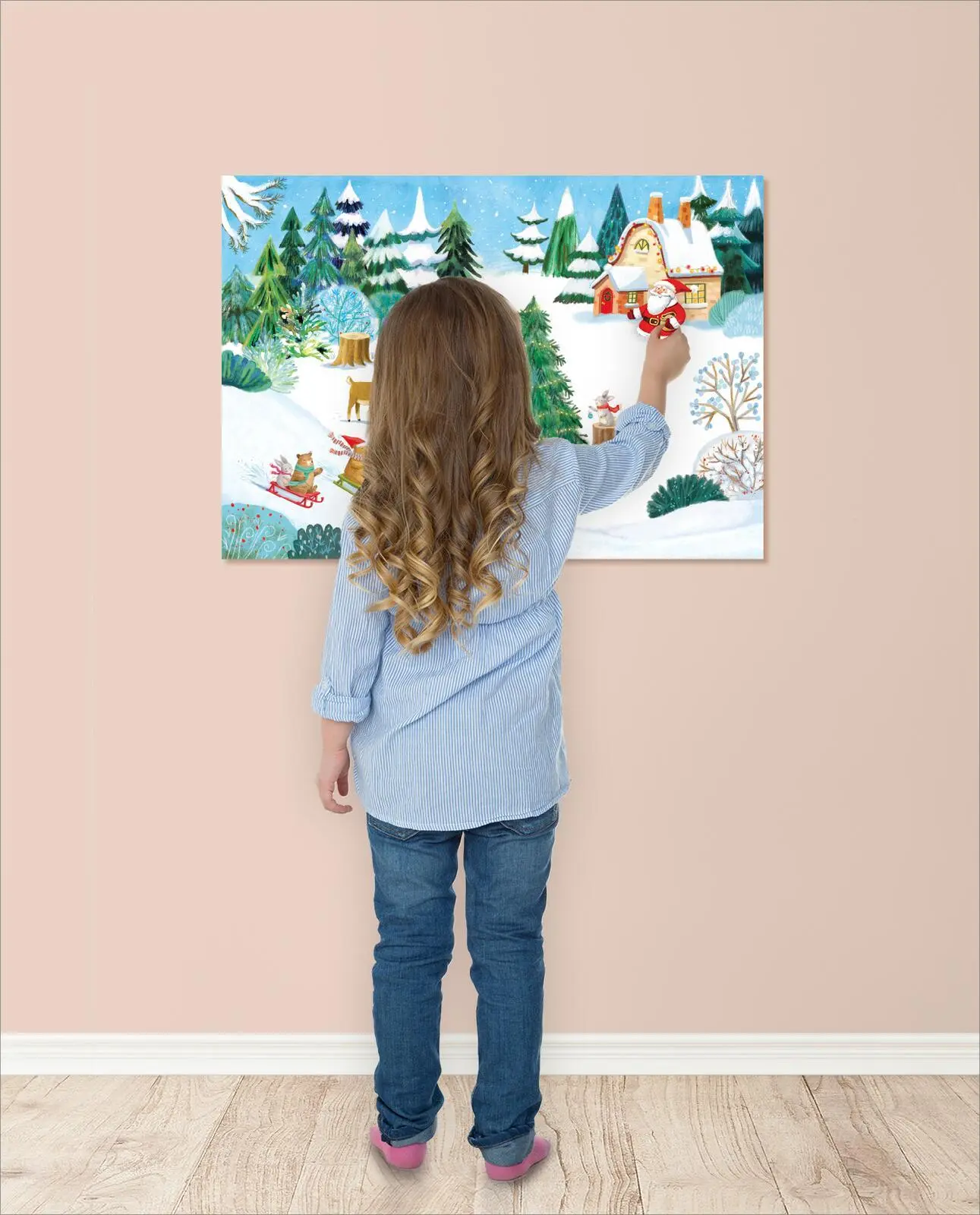 Bild: 4014489136231 | Mein Adventskalender mit Stickern | Mit 24 Türchen und großem Poster