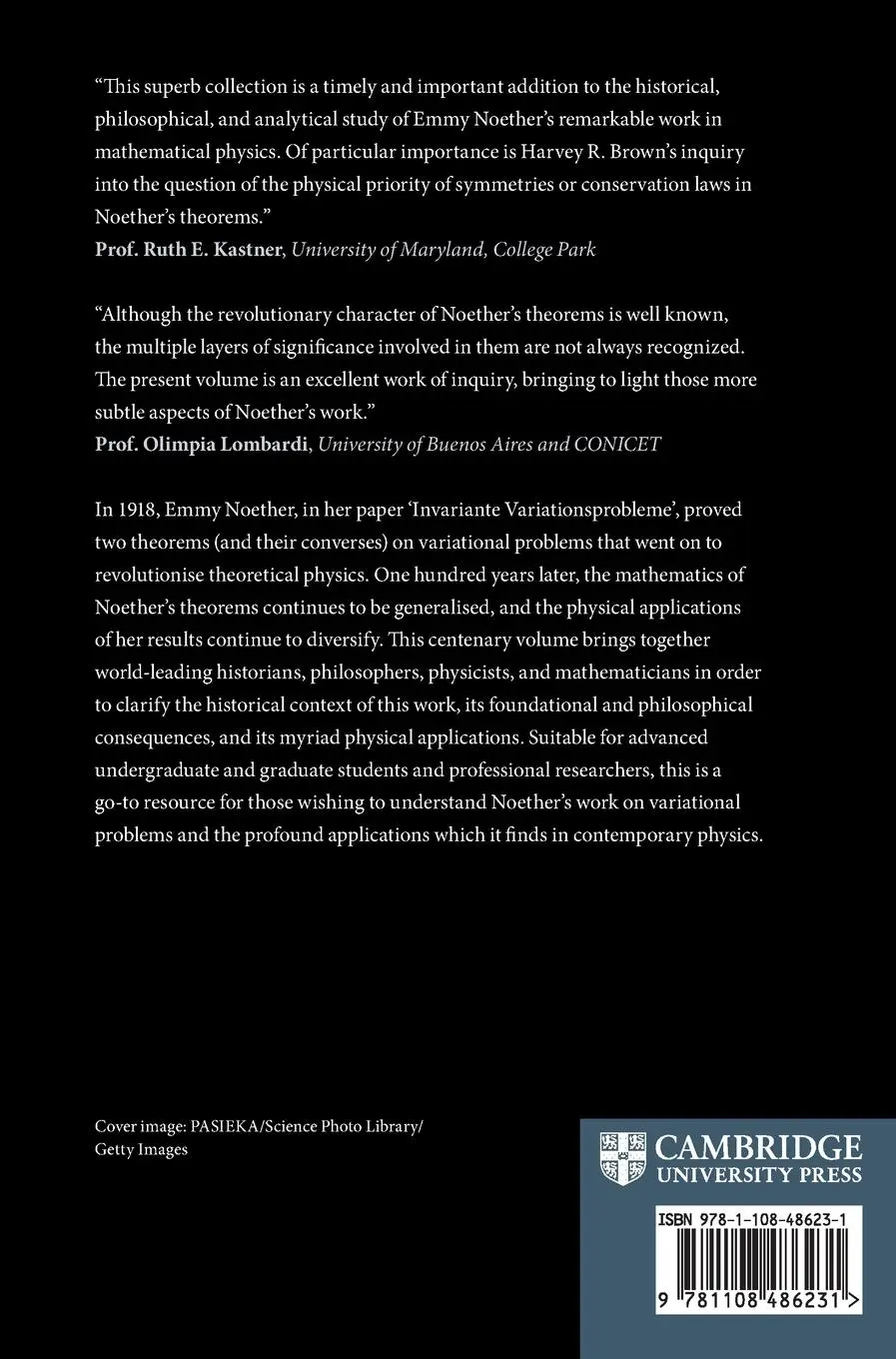 Rückseite: 9781108486231 | The Philosophy and Physics of Noether's Theorems | James Read | Buch