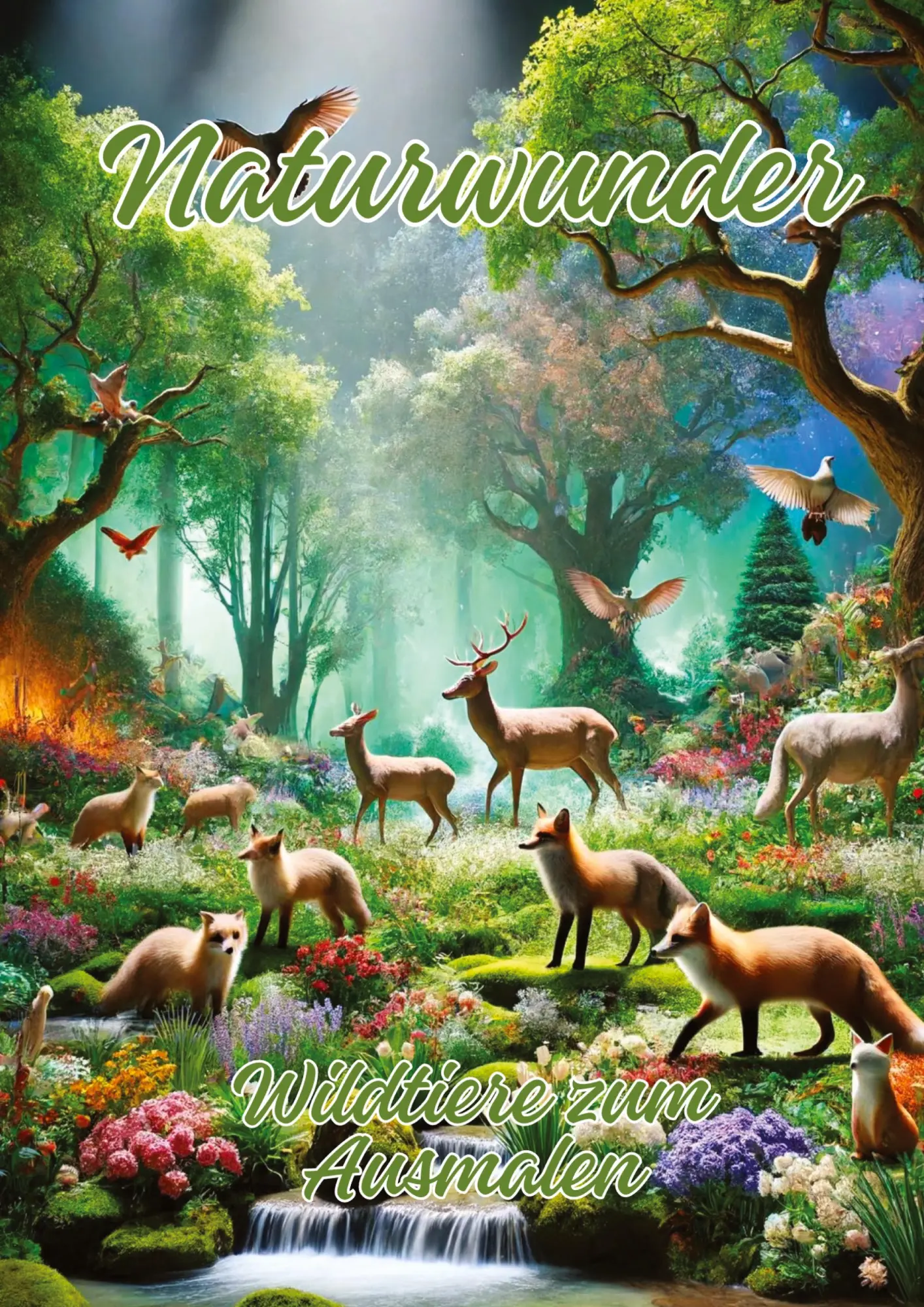 Cover: 9783384266231 | Naturwunder | Wildtiere zum Ausmalen | Ela Artjoy | Taschenbuch | 2024