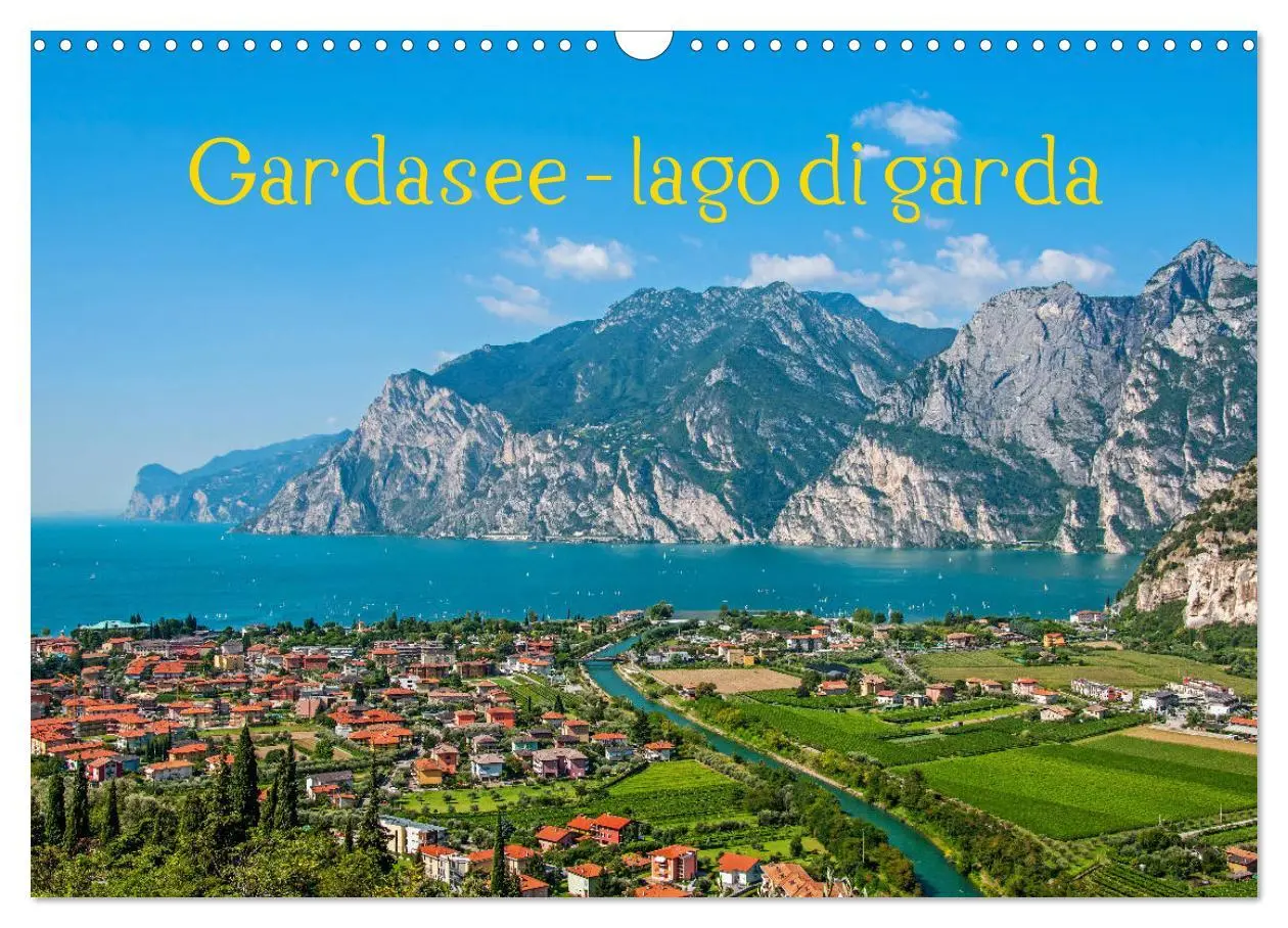 Cover: 9783516096231 | Gardasee - lago di Garda by Sascha Ferrari (Wandkalender 2026 DIN...