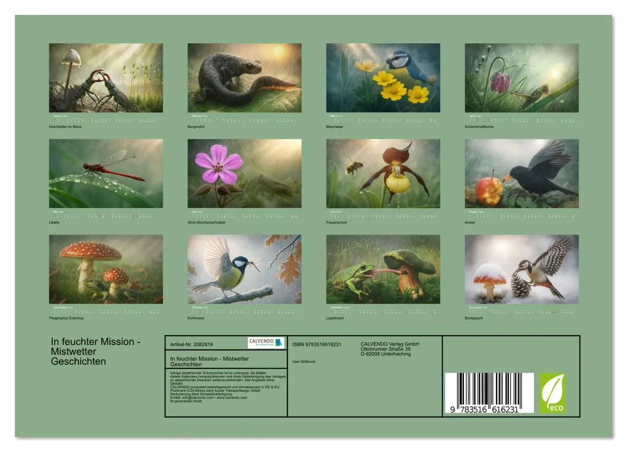 Bild: 9783516616231 | In feuchter Mission - Mistwetter Geschichten (Wandkalender 2026 DIN...