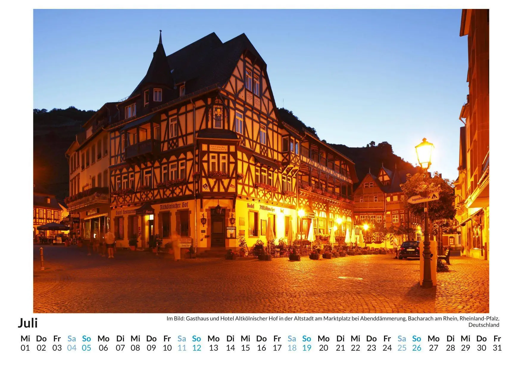 Bild: 9783759196231 | Bacharach | Clara Krüger | Kalender | Deutsch | 2026 | FlipFlop