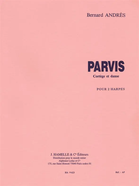Cover: 9790230796231 | Parvis | Andres | Buch | Alphonse Leduc | EAN 9790230796231