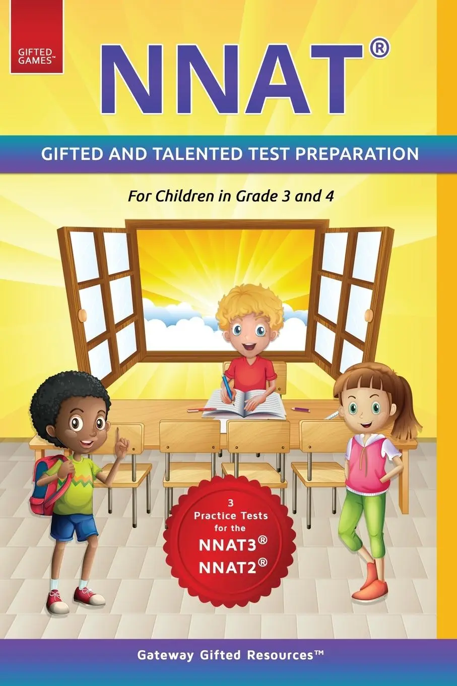Cover: 9798985476231 | NNAT Test Prep Grade 3 and Grade 4 Level D | Gateway Gifted Resources
