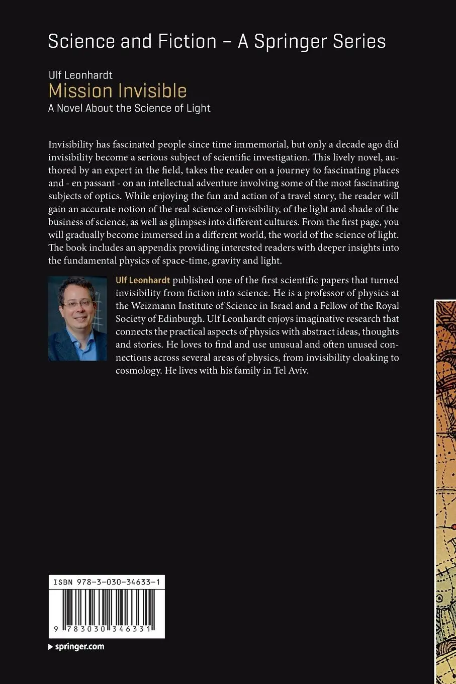 Rückseite: 9783030346331 | Mission Invisible | A Novel About the Science of Light | Ulf Leonhardt