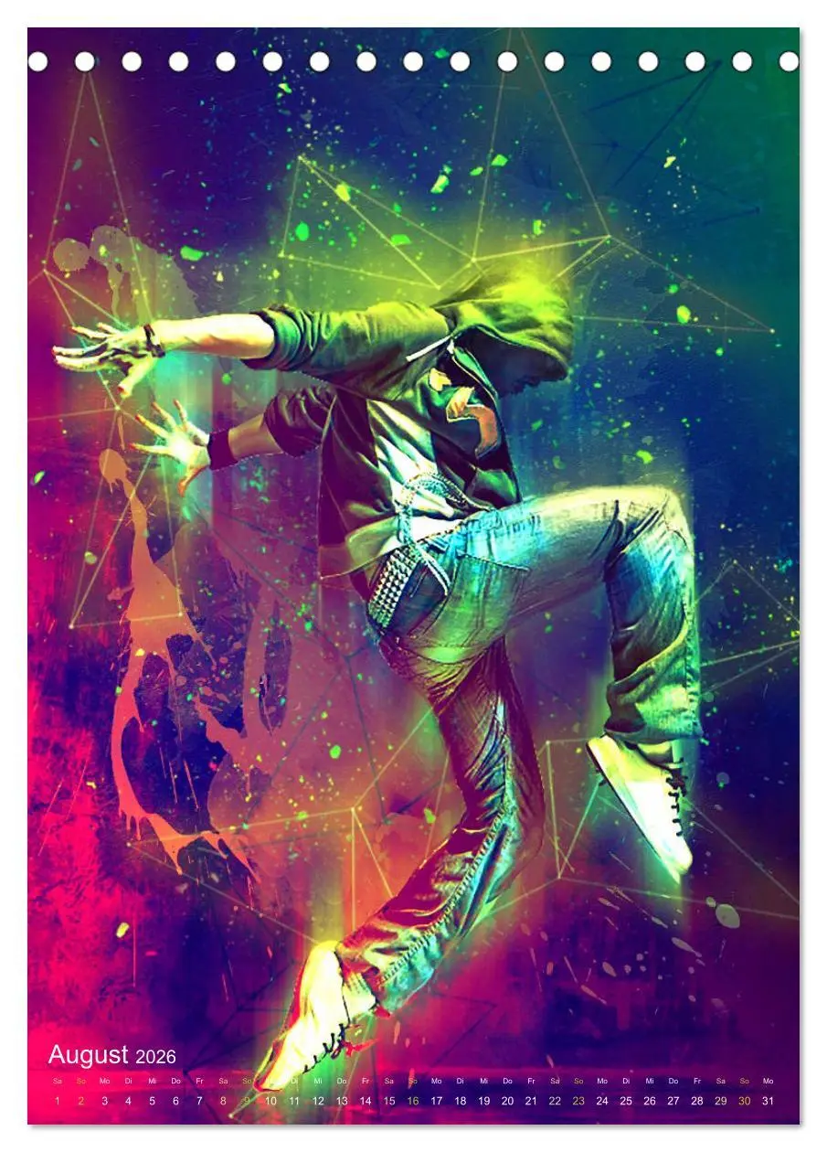 Bild: 9783516396331 | Streetdance - Dynamik pur (Tischkalender 2026 DIN A5 hoch),...