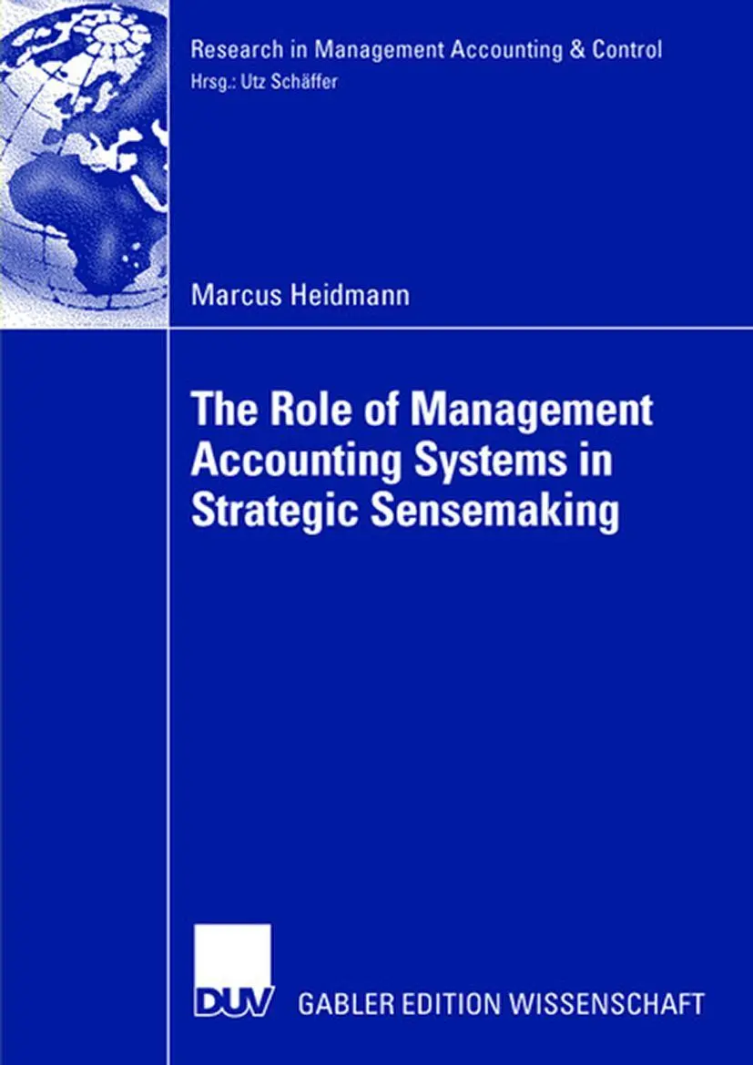 Cover: 9783835006331 | The Role of Management Accounting Systems in Strategic Sensemaking