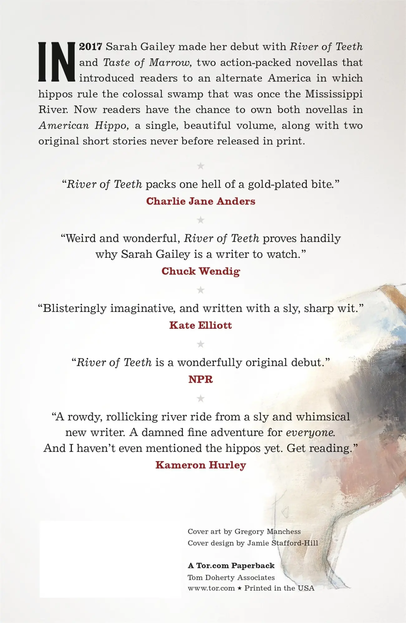 Rückseite: 9781250176431 | American Hippo | Sarah Gailey | Taschenbuch | Kartoniert / Broschiert