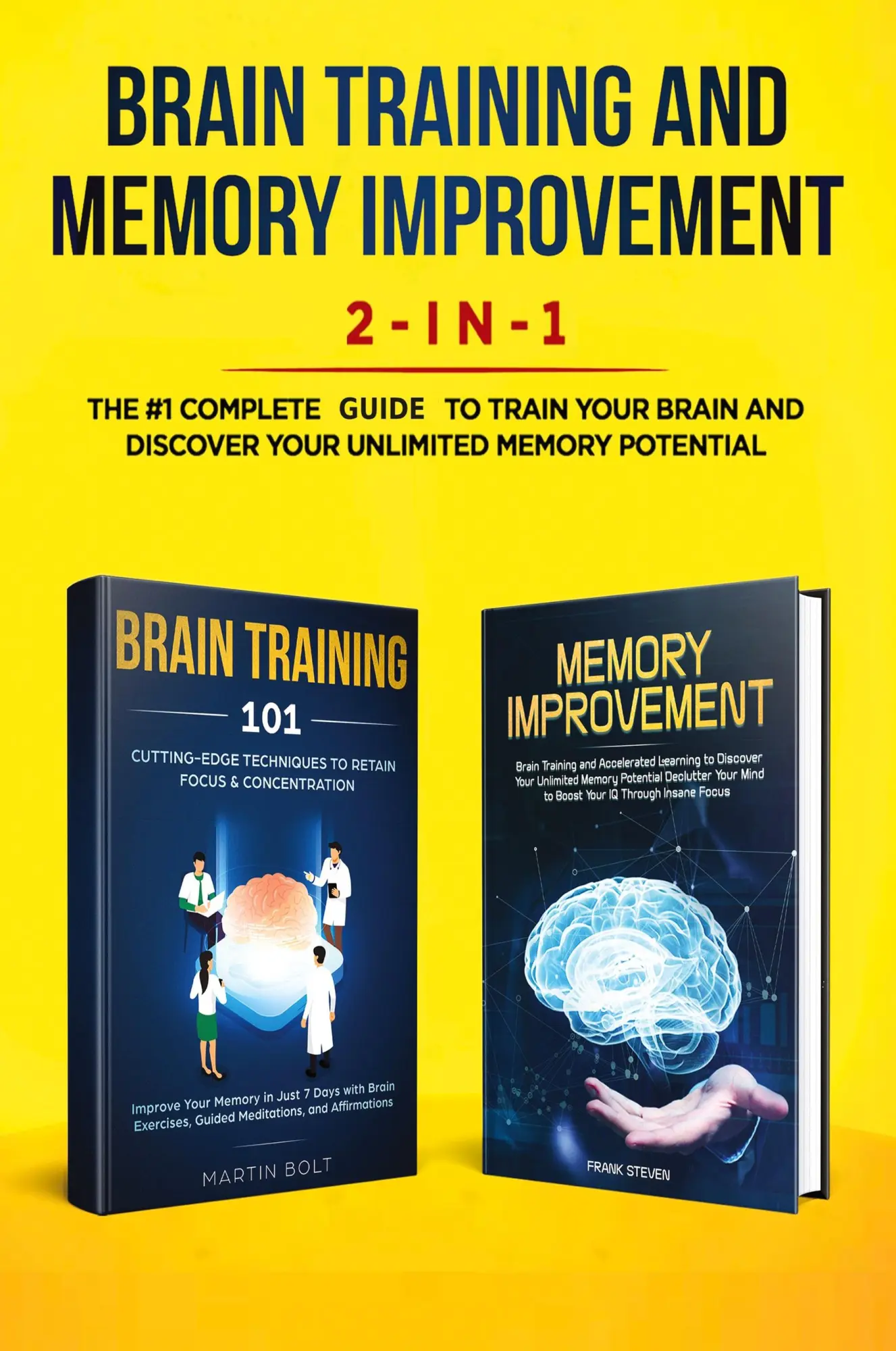 Cover: 9781951266431 | Brain Training and Memory Improvement 2-in-1 | Steven Frank | Buch