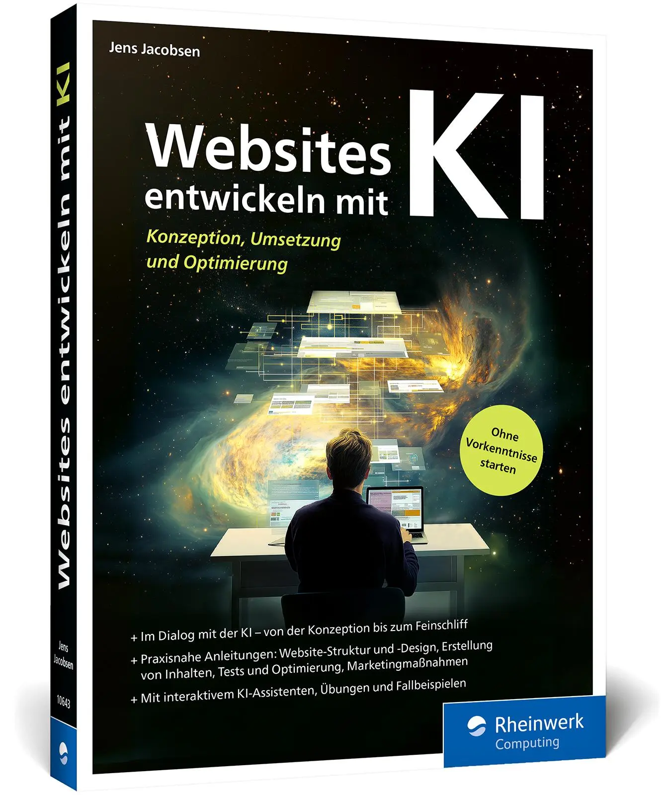 Cover: 9783367106431 | Websites entwickeln mit KI | Jens Jacobsen | Taschenbuch | 364 S.