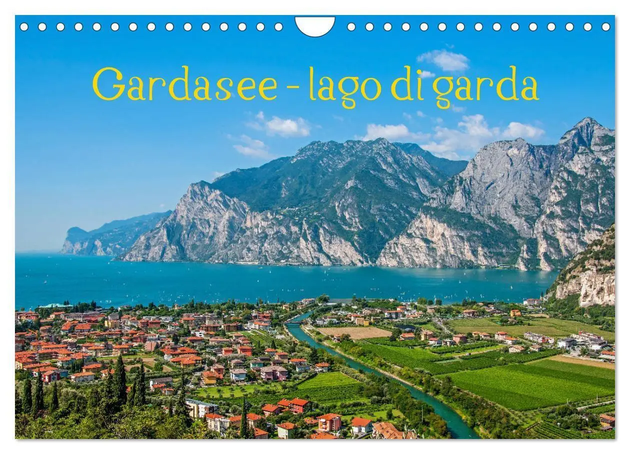 Cover: 9783435656431 | Gardasee - lago di Garda by Sascha Ferrari (Wandkalender 2025 DIN...