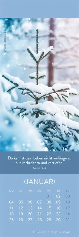 Bild: 9783756416431 | Gute Gedanken Lesezeichen &amp; Kalender 2027 | Kalender | Geblockt | 2027