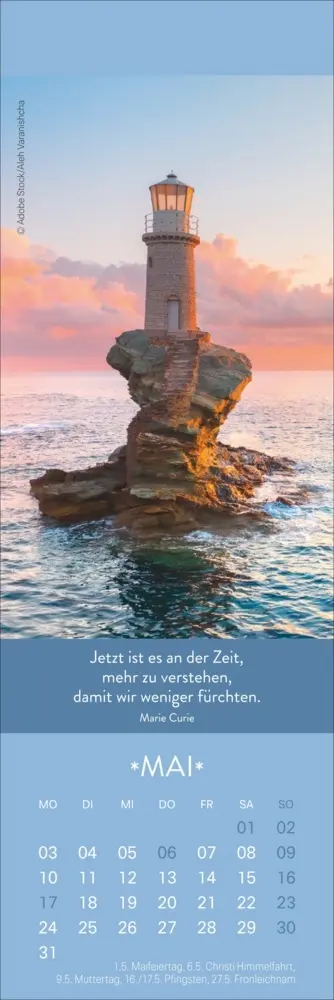 Bild: 9783756416431 | Gute Gedanken Lesezeichen &amp; Kalender 2027 | Kalender | Geblockt | 2027