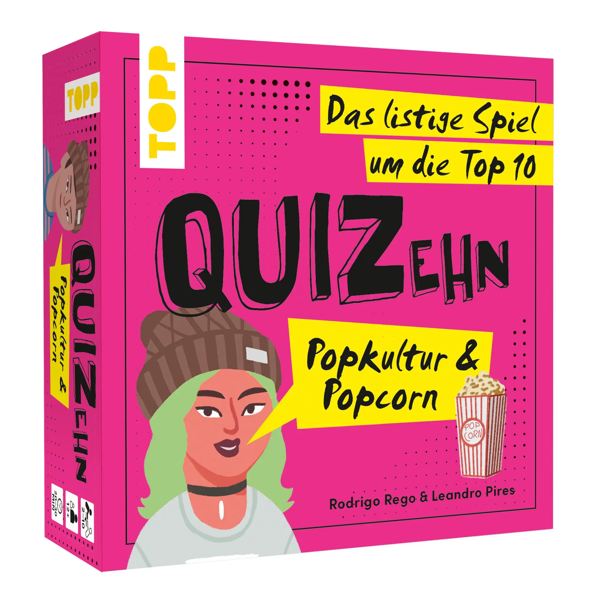 Cover: 4007742186531 | QUIZehn - Popkultur &amp; Popcorn. Das listige Spiel um die Top 10 | Spiel