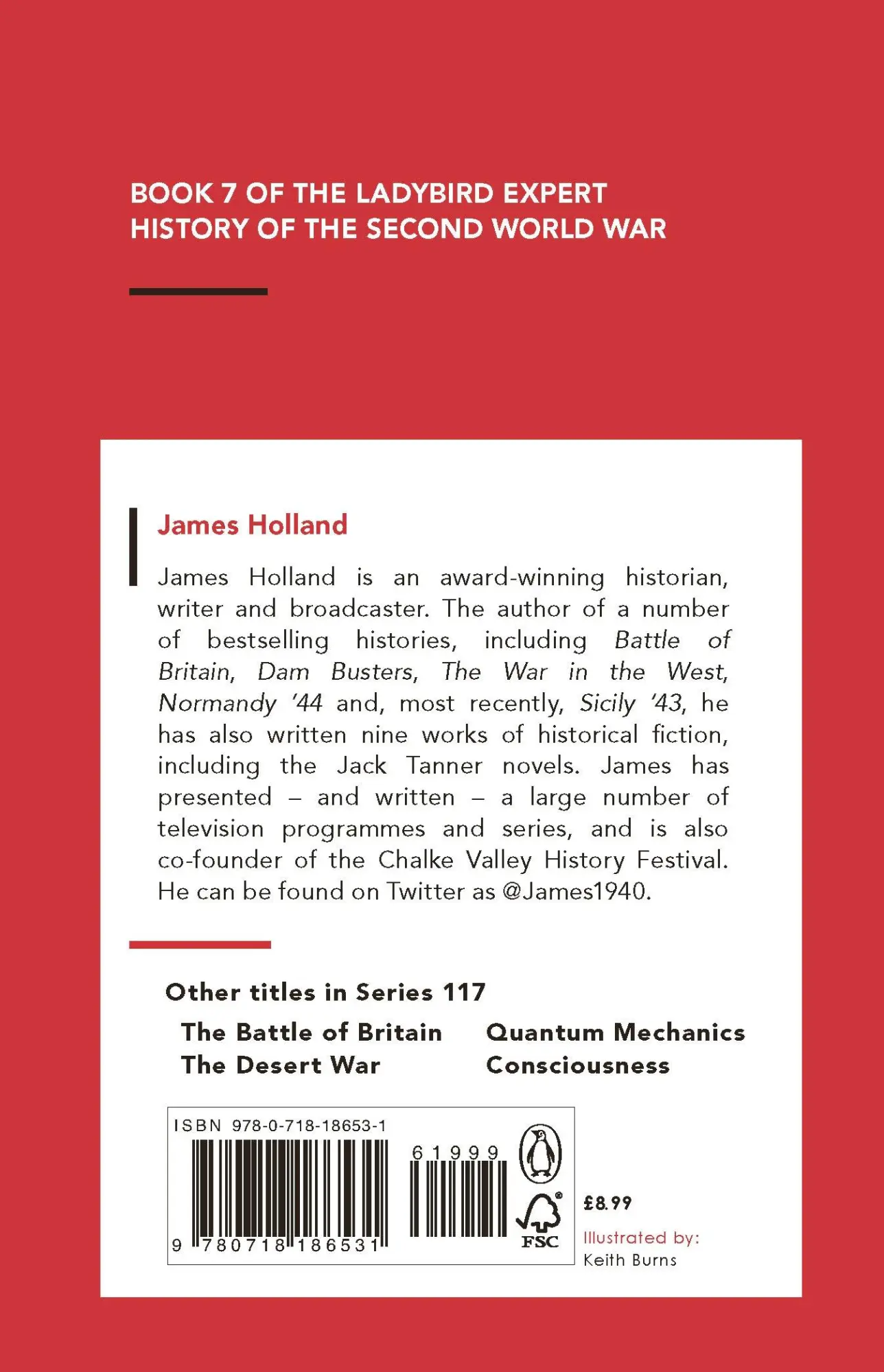 Rückseite: 9780718186531 | The Bomber War: A Ladybird Expert Book | James Holland | Buch | 2020
